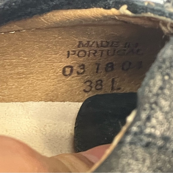 Birkenstock Arran sneakers shimmery black comfort shoes women’s size 38 / 7 - Picture 10 of 11